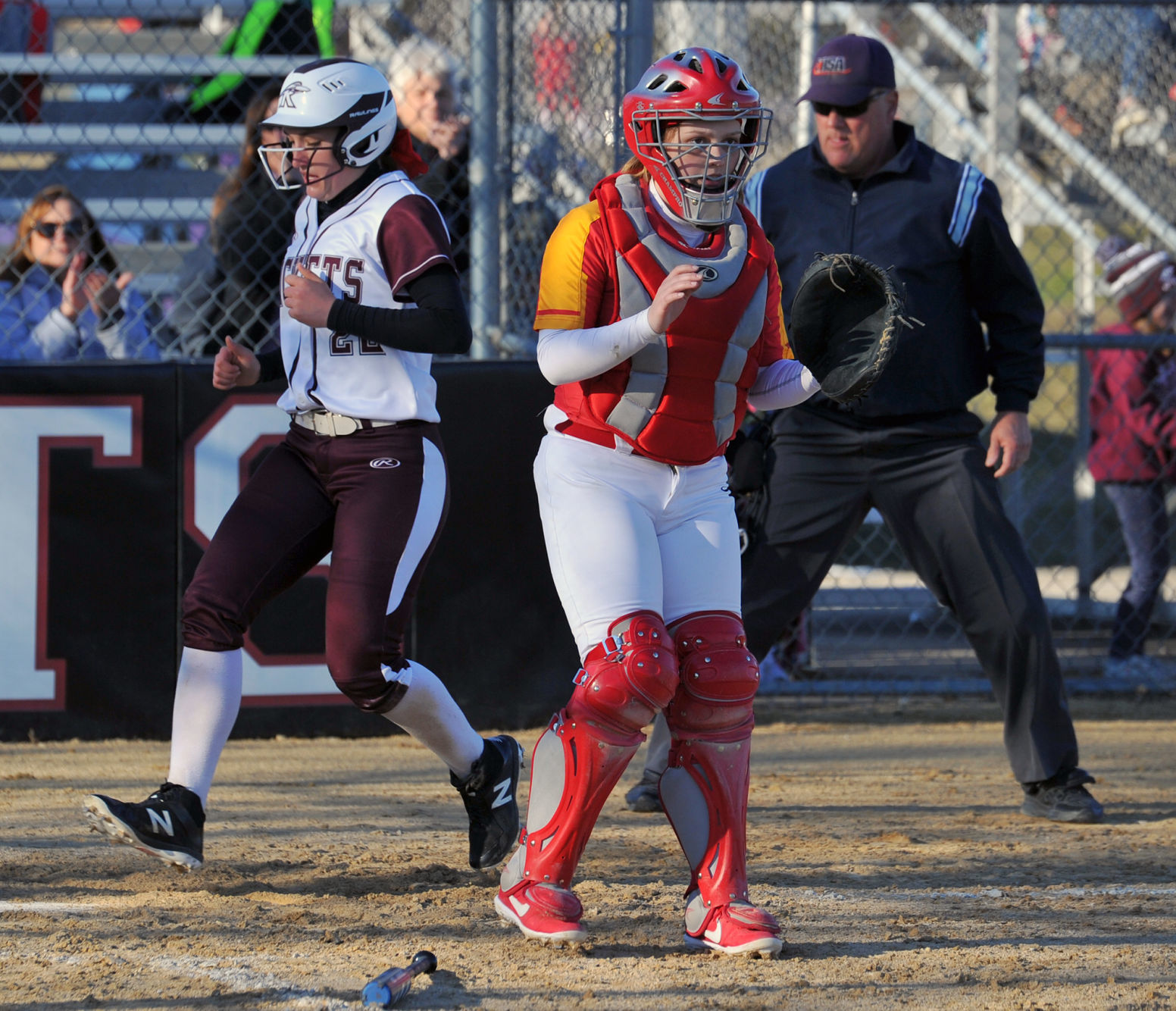 Rock Island at Rockridge softball
